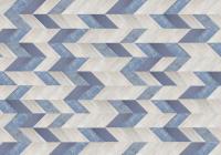 Пробковый пол Corkstyle Chevron blue