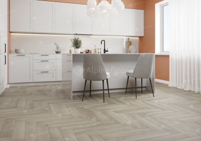 Каменно-полимерная SPC плитка Alpine Floor Parquet Light ЕСО / Паркет Лайт ЭКО 13-1 Дуб Фантазия